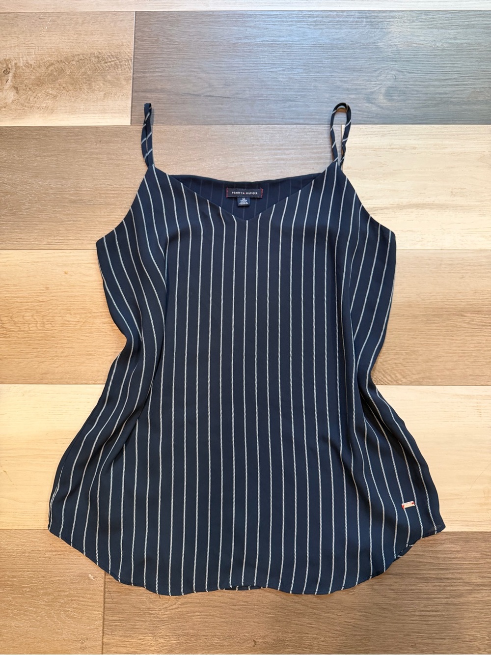 Tommy Hilfiger Navy Striped Spaghetti Strap Cami